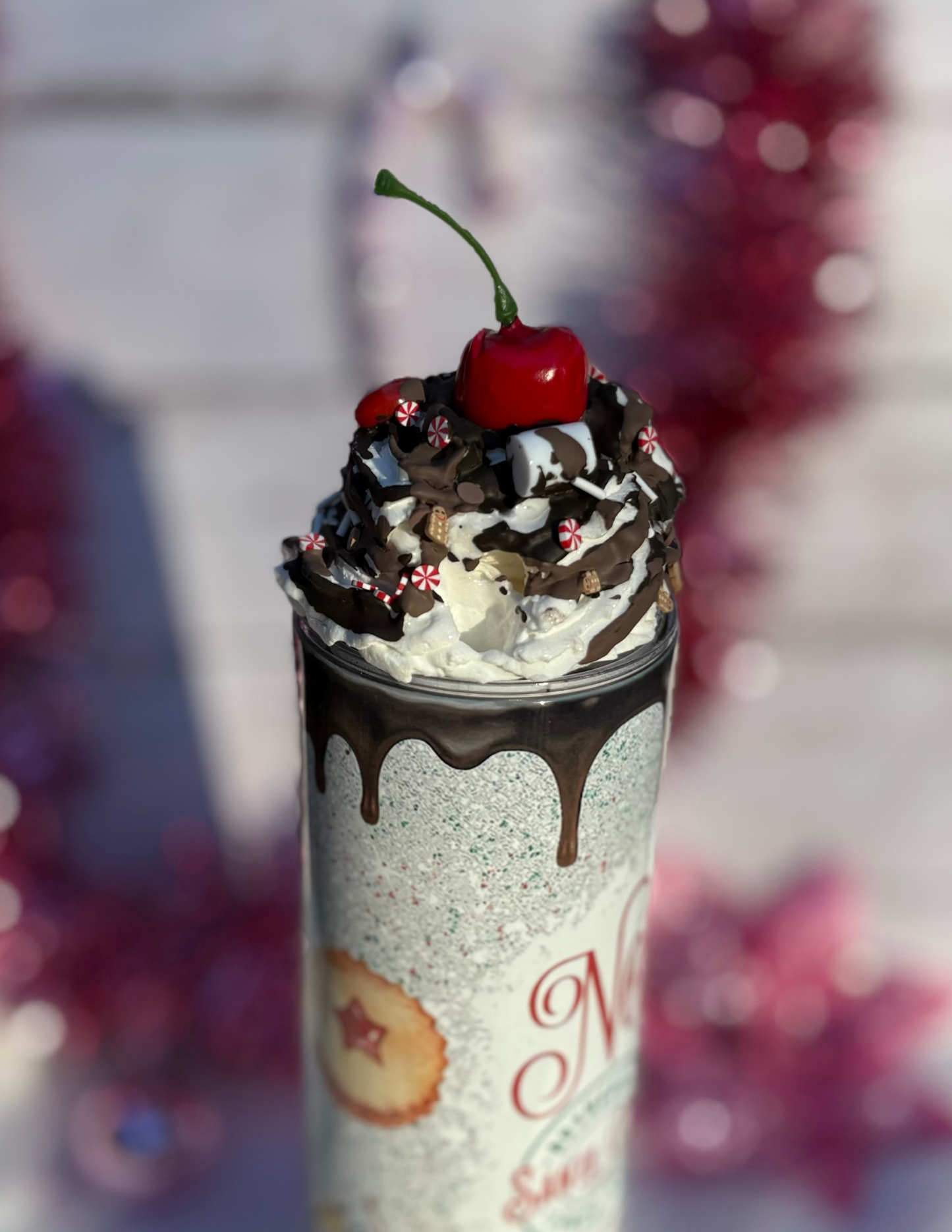 Hot Cocoa at the North Pole | Whipped Topper - 20oz Holiday Tumbler