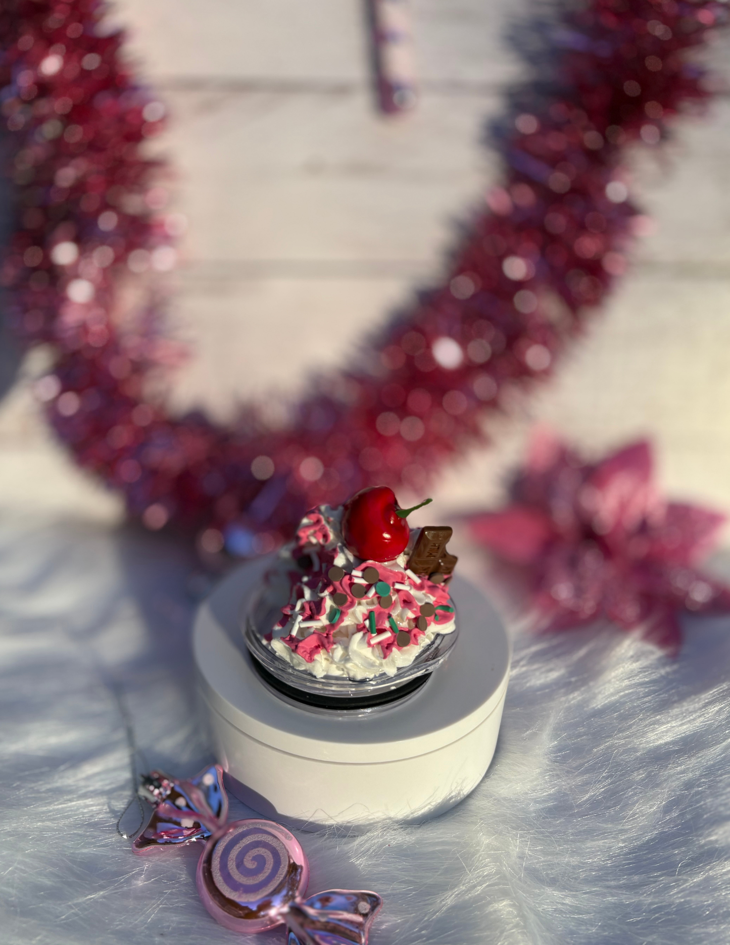 Festive Cartoon Friends | Whipped Topper - 20oz Holiday Tumbler