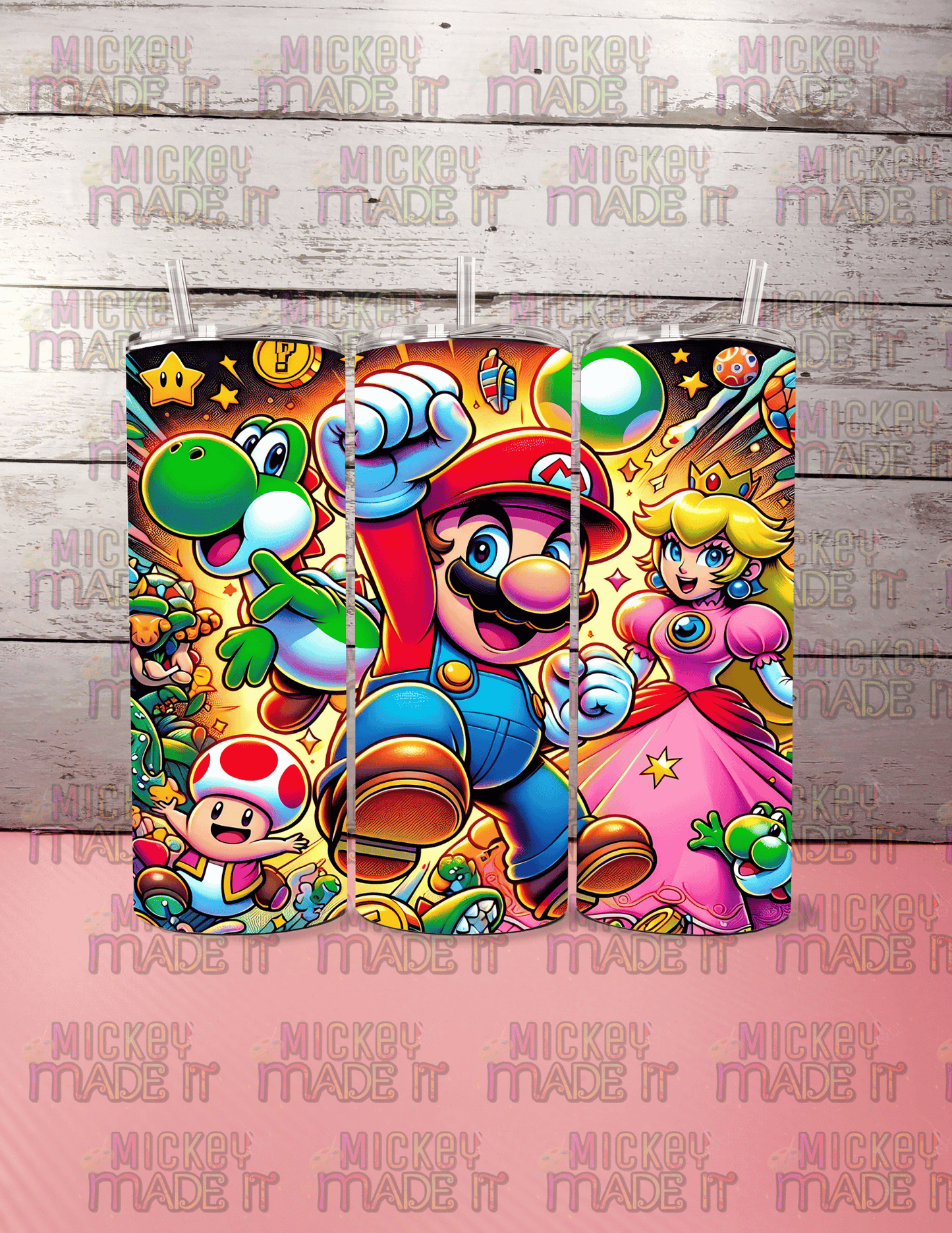 Mushroom Kingdom Crew - 20oz Tumbler
