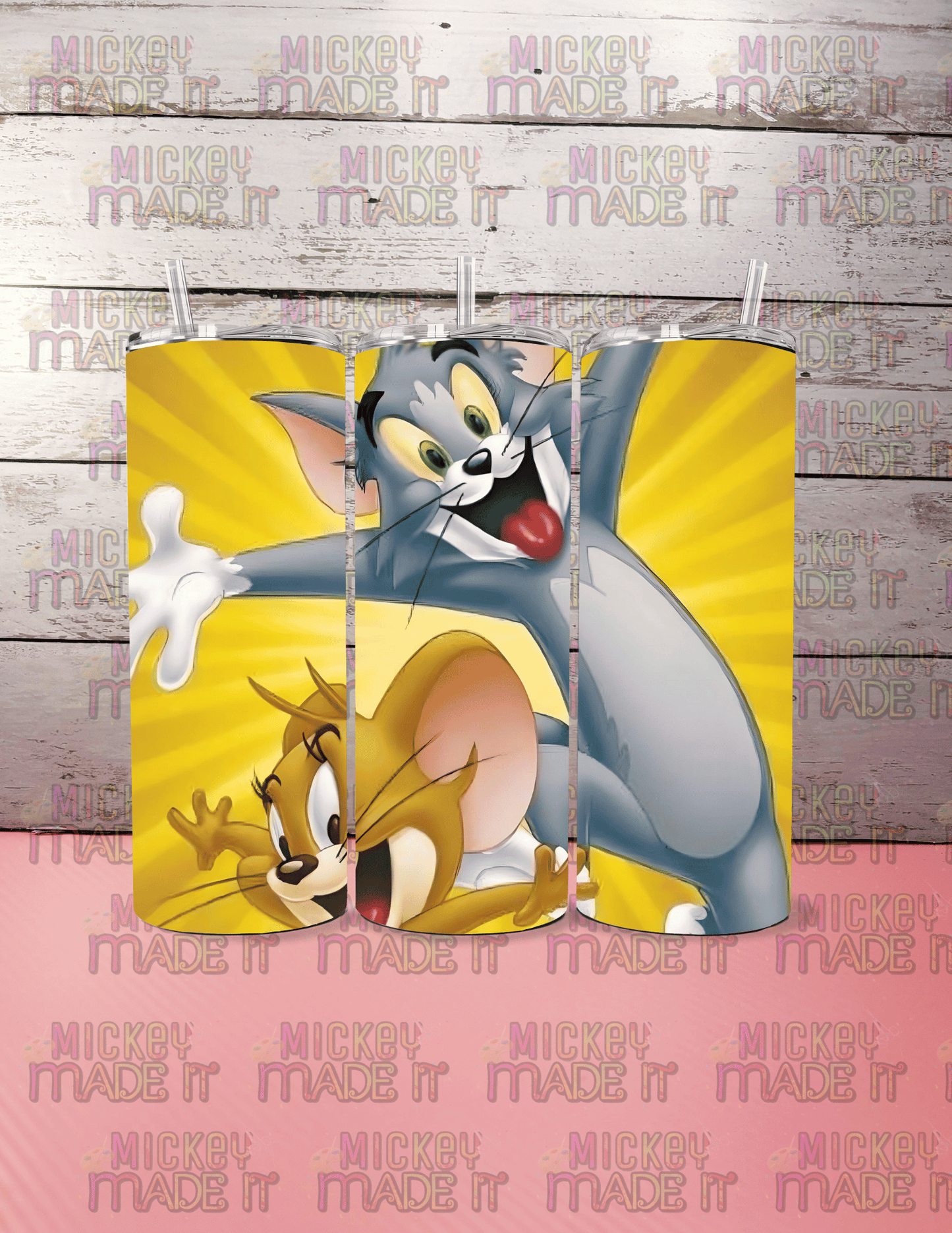 Classic Cartoon Cat & Mouse Inspired - 20oz Tumbler