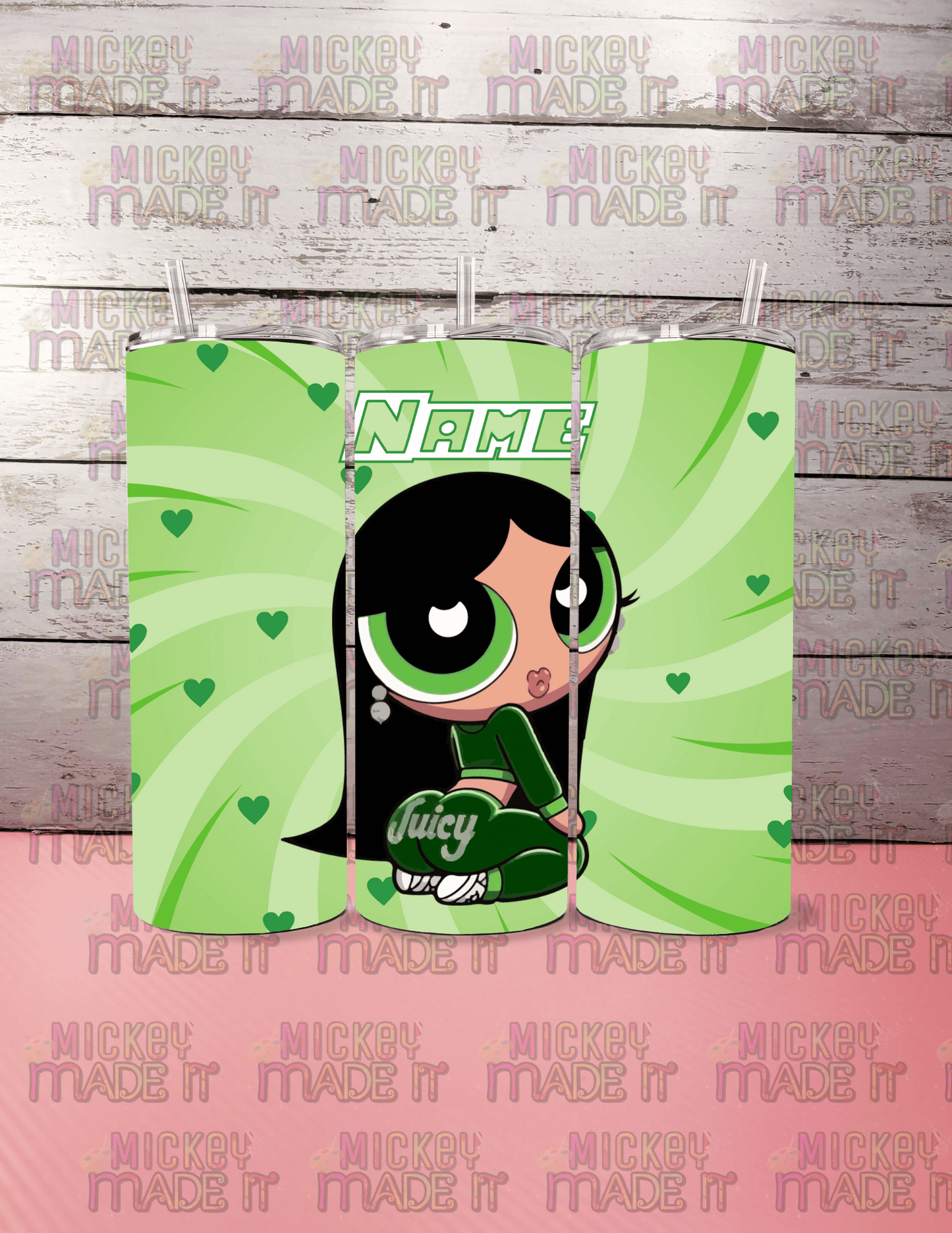 Green Classic Cartoon Cutie Inspired - 20oz Tumbler