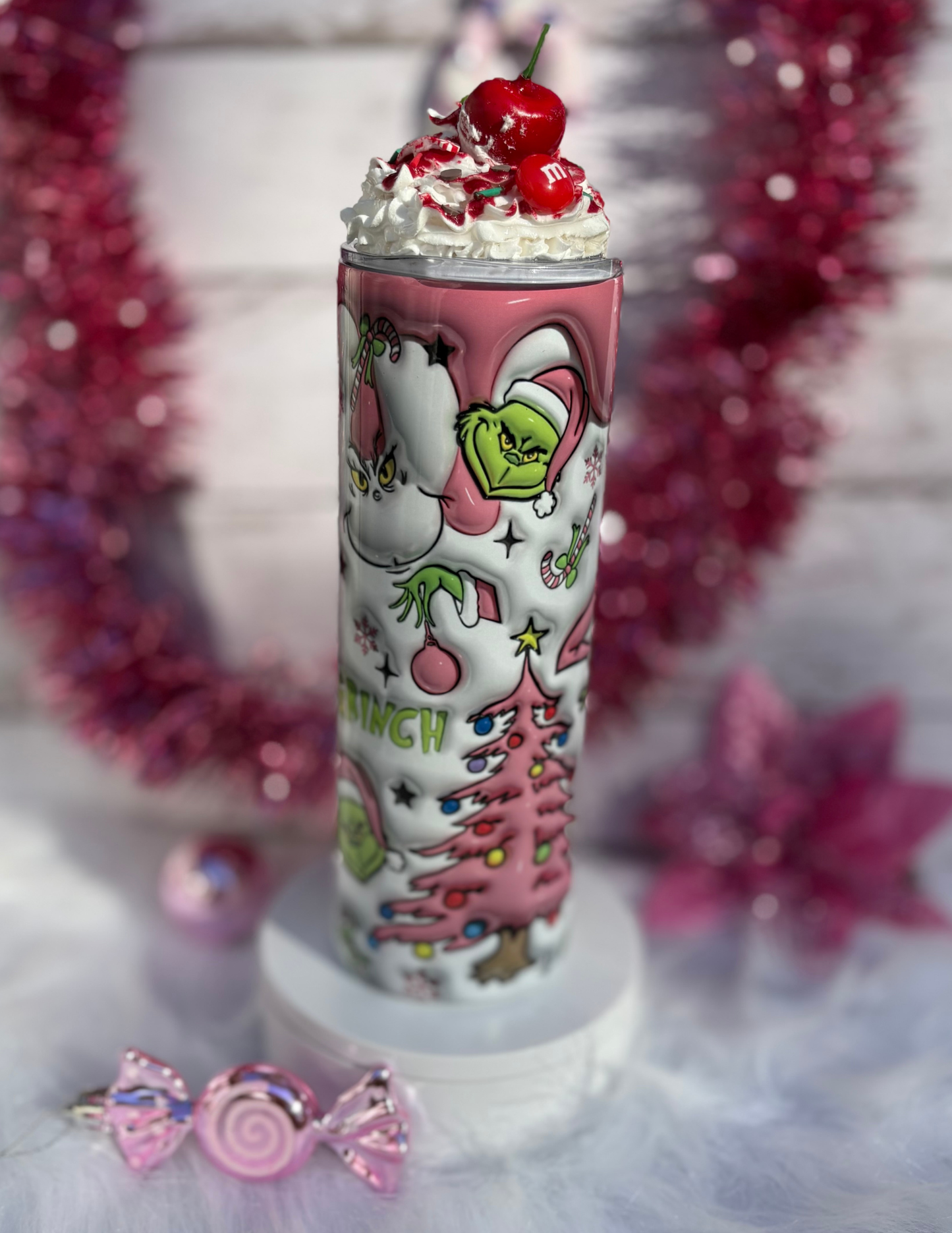 Girly Thief Vibes | Whipped Topping - 20oz Holiday Tumbler