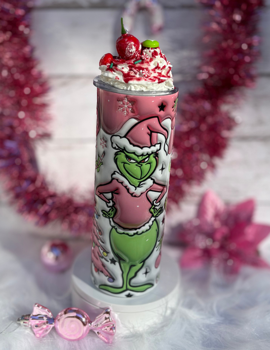 Girly Thief Vibes | Whipped Topping - 20oz Holiday Tumbler