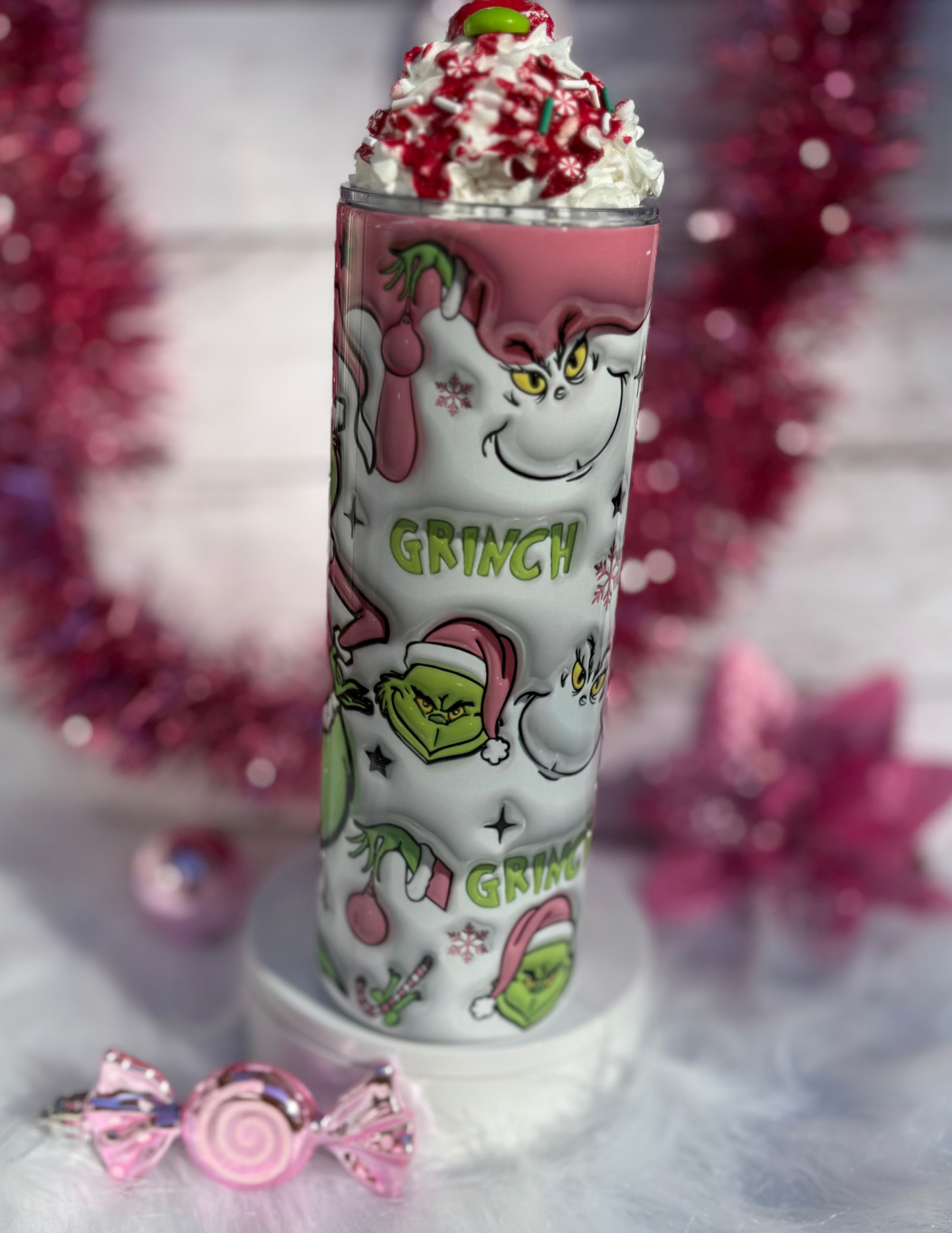 Girly Thief Vibes | Whipped Topping - 20oz Holiday Tumbler
