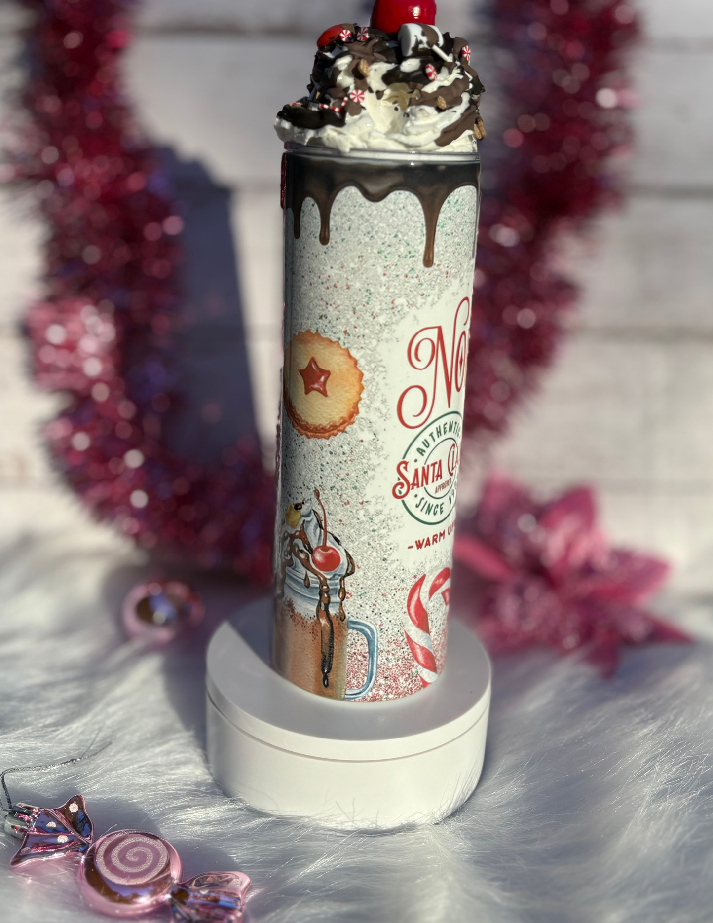 Hot Cocoa at the North Pole | Whipped Topper - 20oz Holiday Tumbler