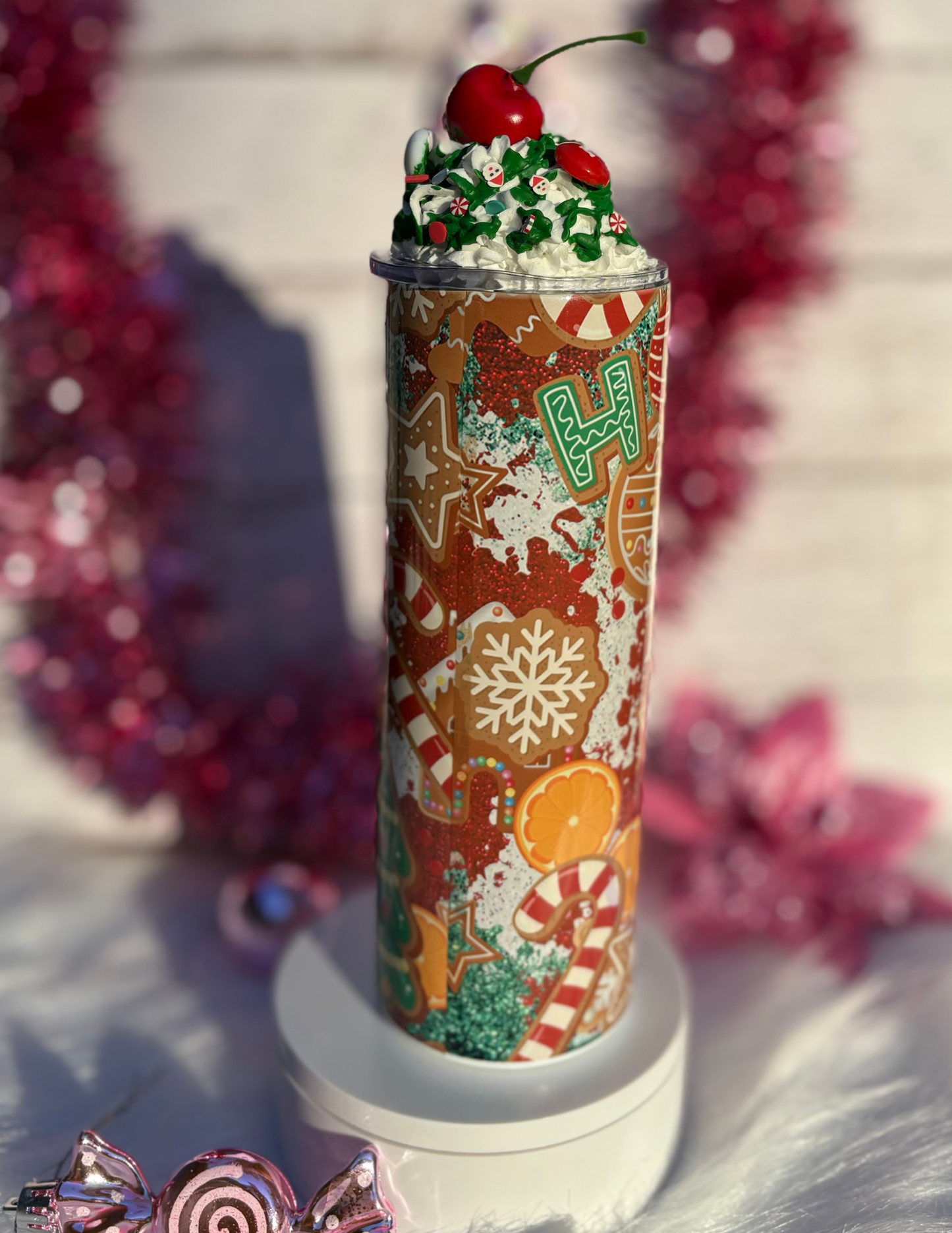 Sweet Christmas Treats | Whipped Topper – 20oz Holiday Tumbler