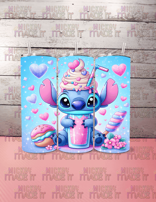 Blue Alien Cutie Inspired - 20oz Tumbler
