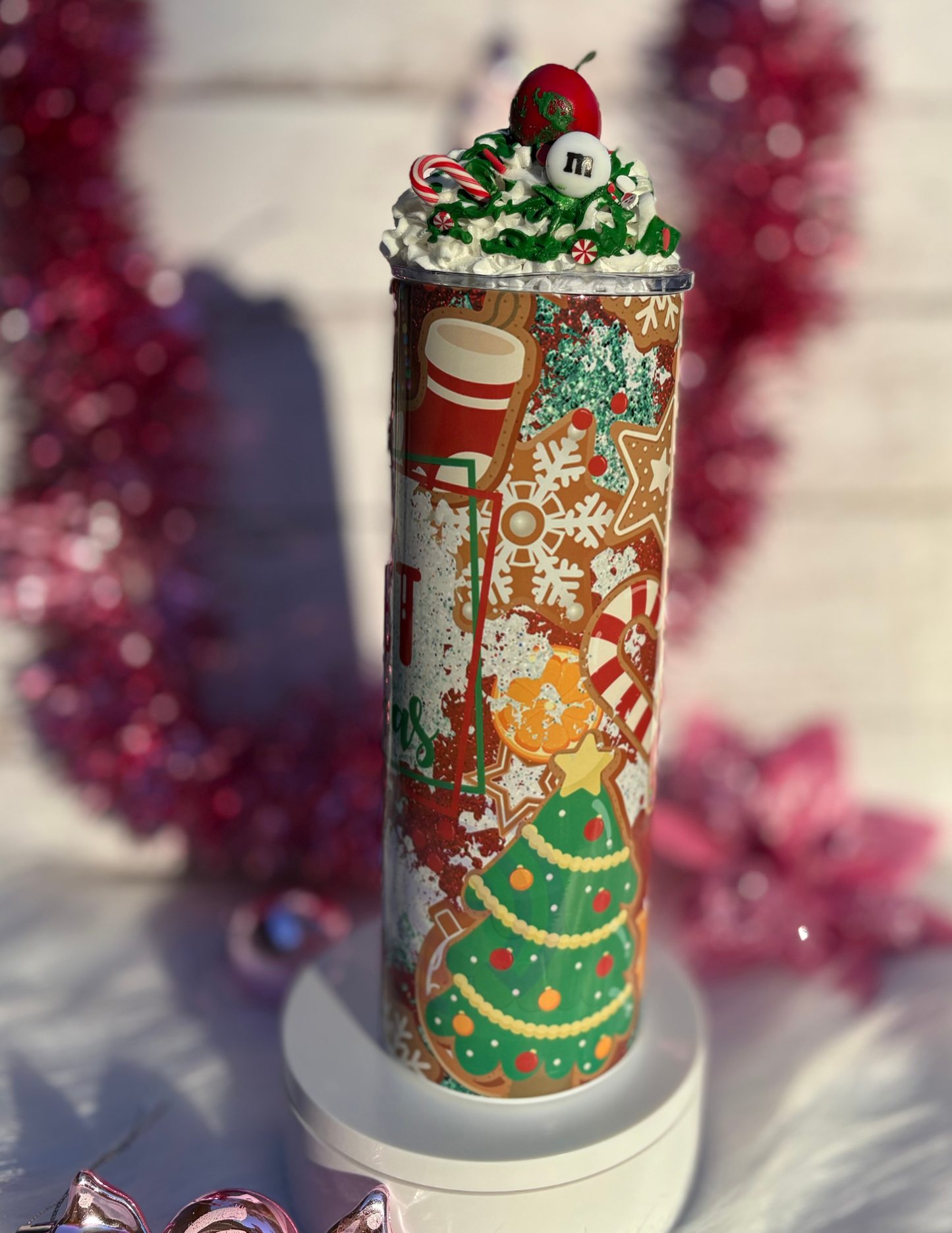 Sweet Christmas Treats | Whipped Topper – 20oz Holiday Tumbler