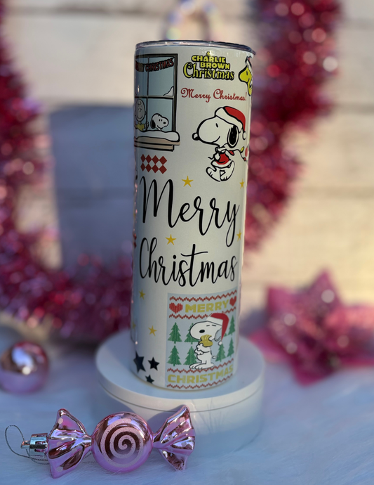 Christmas with Snoopy - 20oz Holiday Tumbler