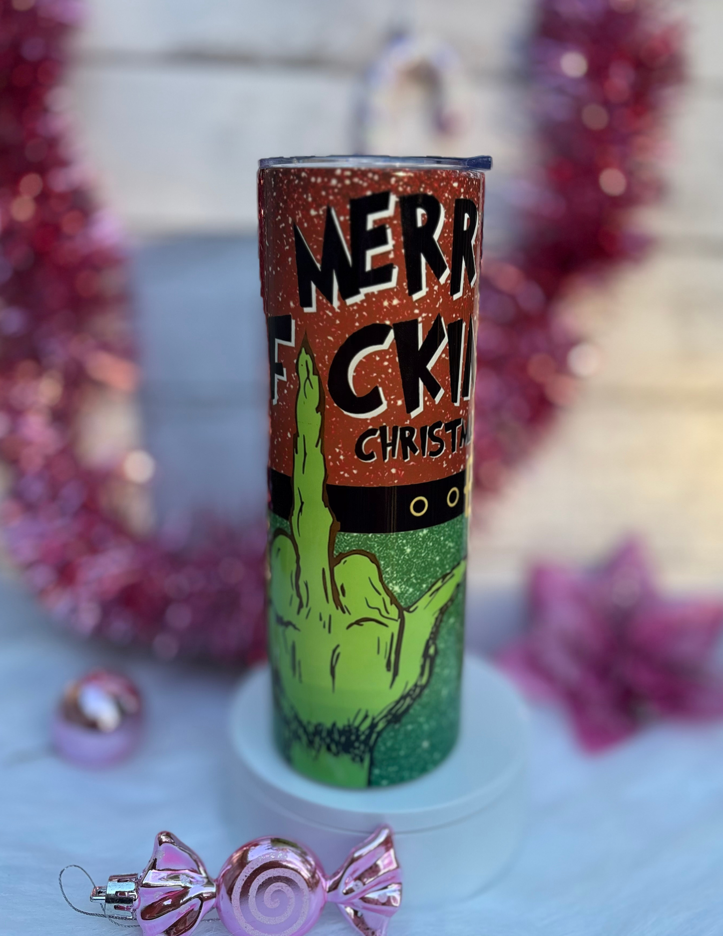 Naughty Vibes Approved - 20oz Holiday Tumbler