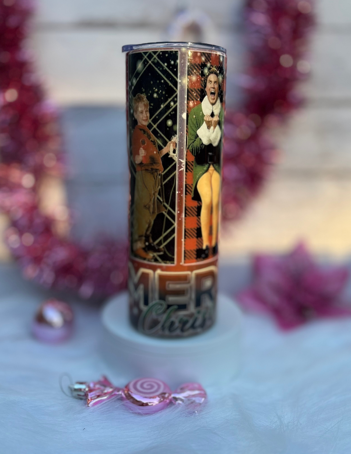 Christmas Movies - 20oz Holiday Tumbler