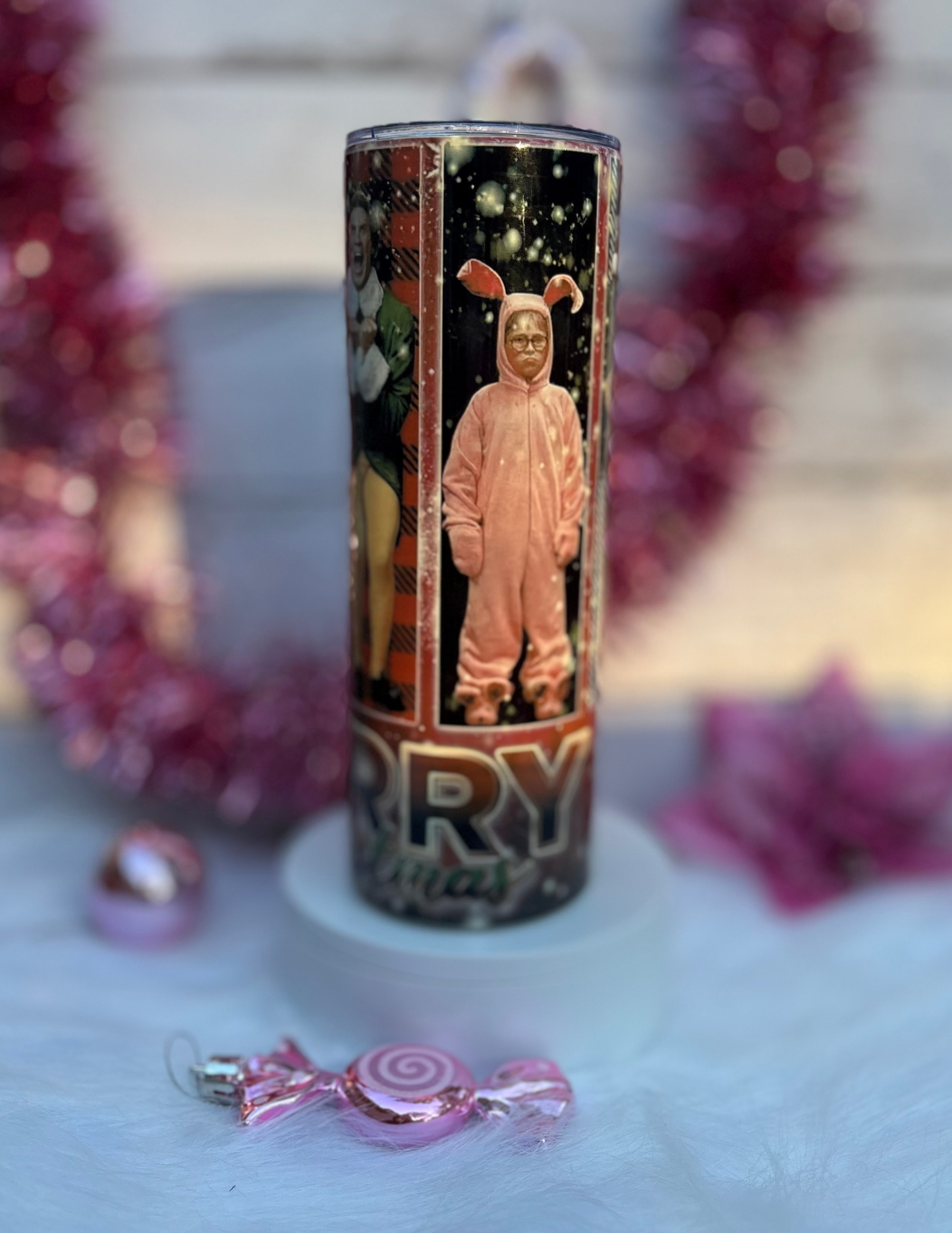 Christmas Movies - 20oz Holiday Tumbler