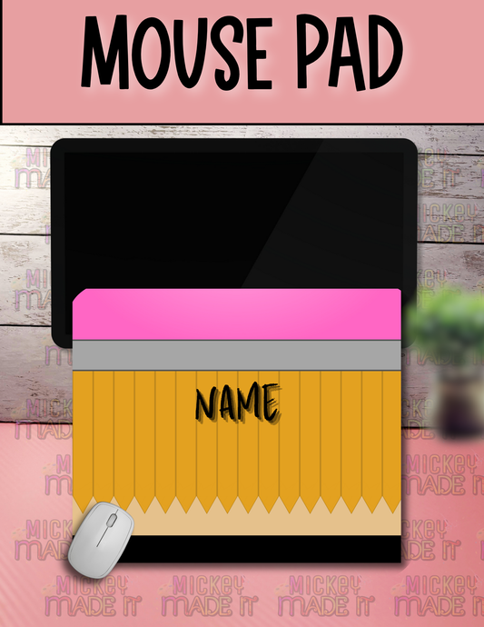 Pencil Inspired - Personalized Mouse Pad