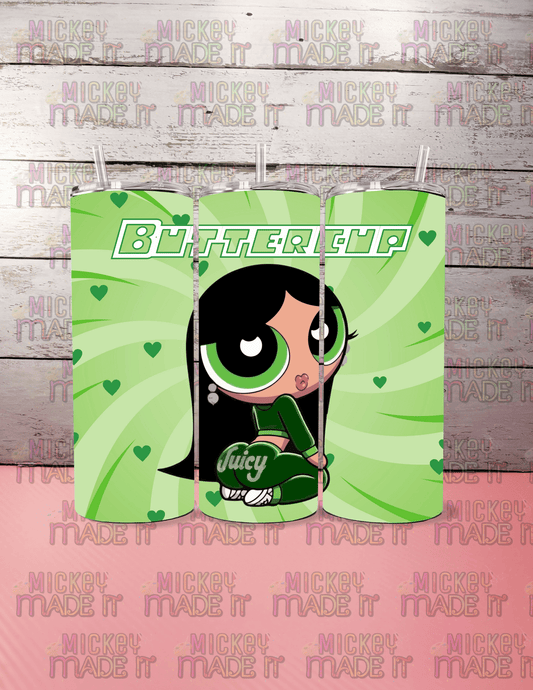 Green Classic Cartoon Cutie Inspired - 20oz Tumbler