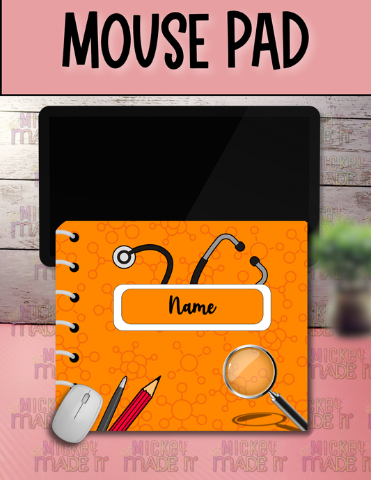Science Notebook Inspired - Personalized Mouse Pad
