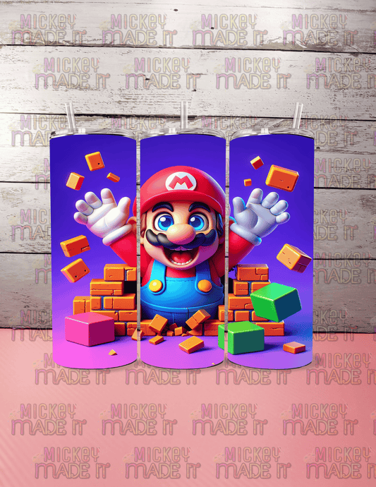 Red Classic Gaming Hero Inspired - 20oz Tumbler
